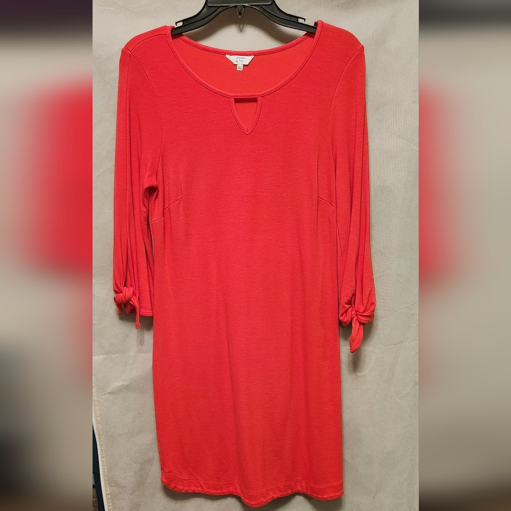 XS coral dress - Crown & Ivy